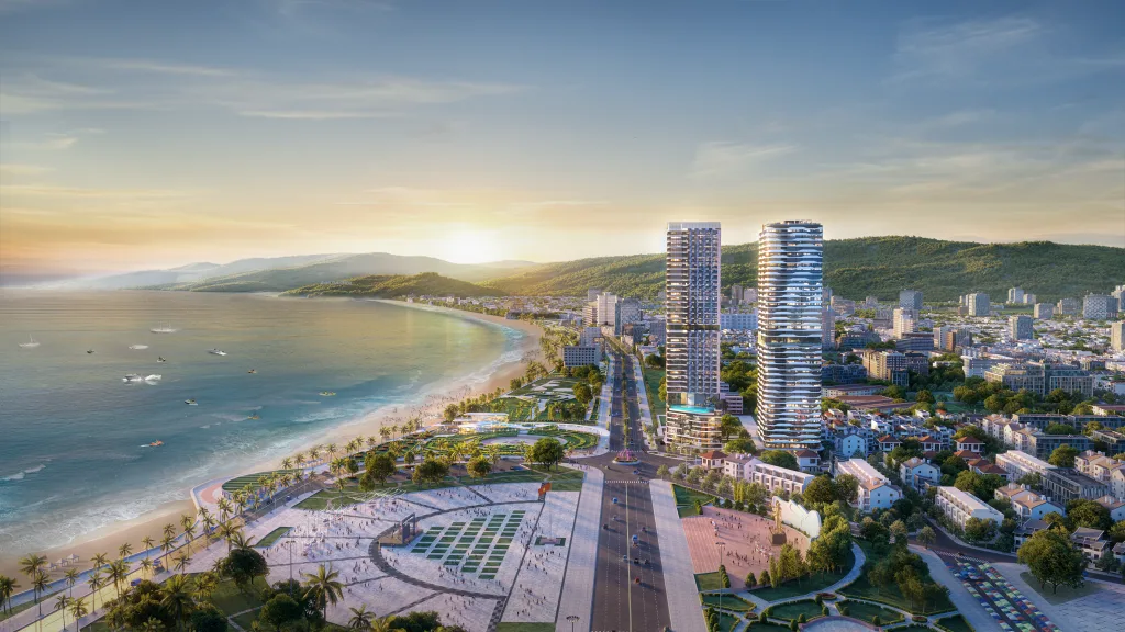 CADIA Quy Nhon of Phat Dat is located in the central square of Quy Nhon city.